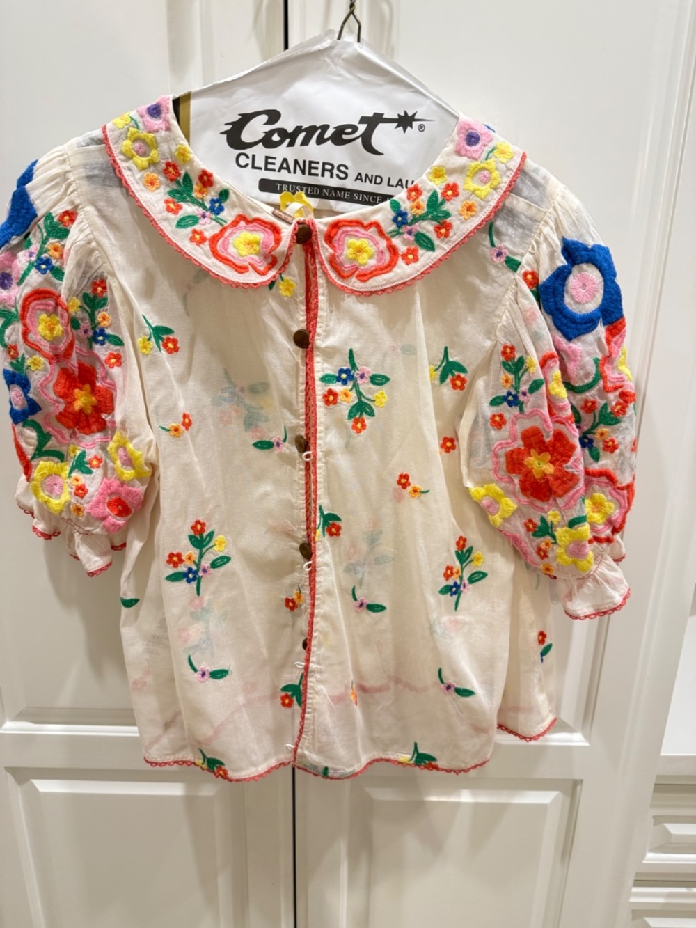 Free People Flowers of Love Top - Medium  (SOLD OUT ONLINE) - Picture 4 of 4